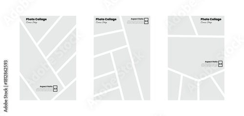 Vertical 2:3 photo panel composition with a touch of comic inspiration