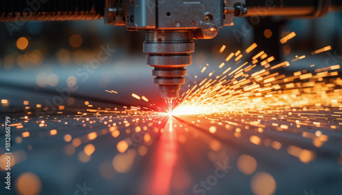 Laser cutting machine industrial metal processing