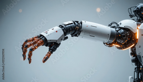 Robotic arm futuristic technology artificial limb