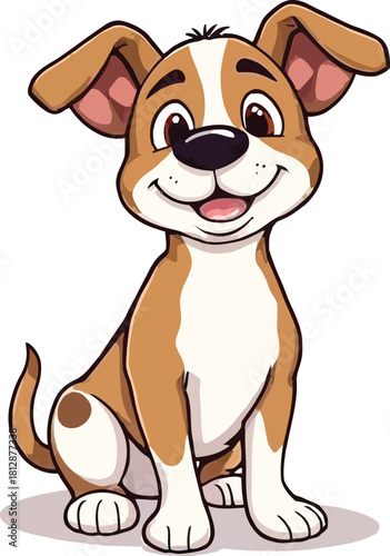 Cute cartoon a illustrator vector pointer