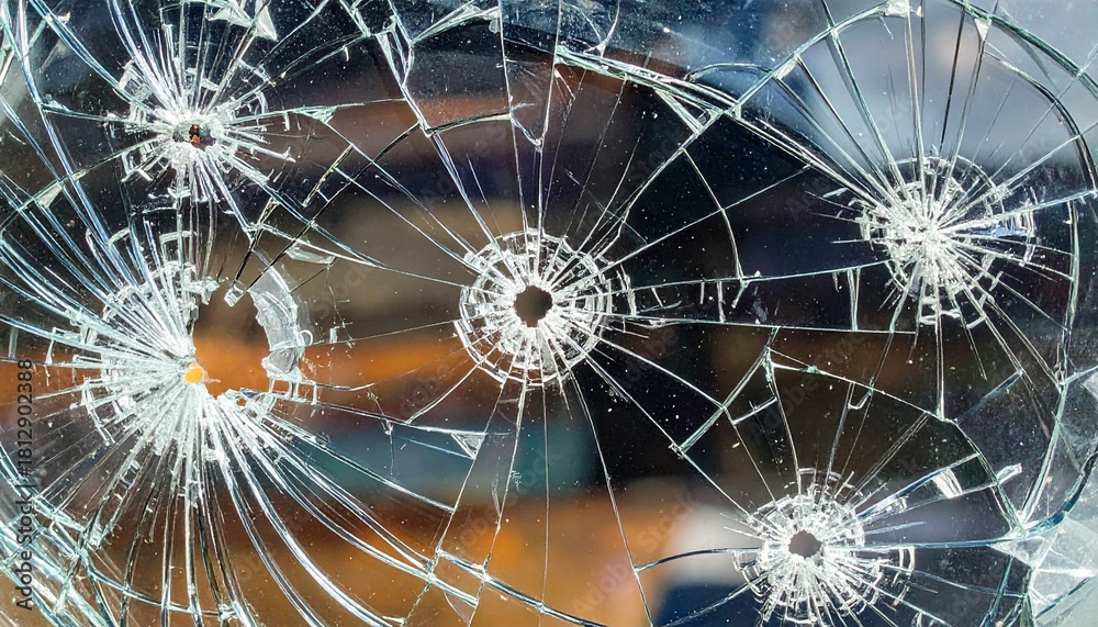 Obraz premium Shattered Glass Texture.