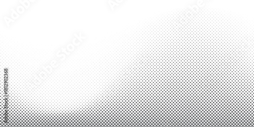Halftone Pattern Gray and White Dots Gradient Texture Background for Digital Design Use creates a modern look and adds visual interest with its varying dot density