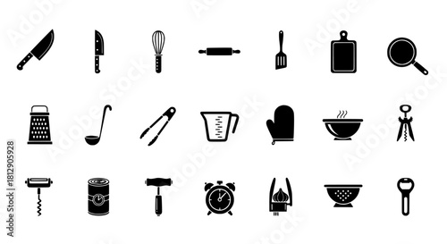 Kitchen Utensil Collection Essential Cooking Tools
