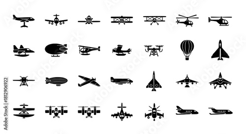 Collection of Flying Machines Aircrafts and Other Air Vehicles