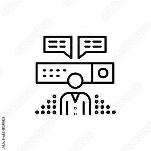web user icon sign vector