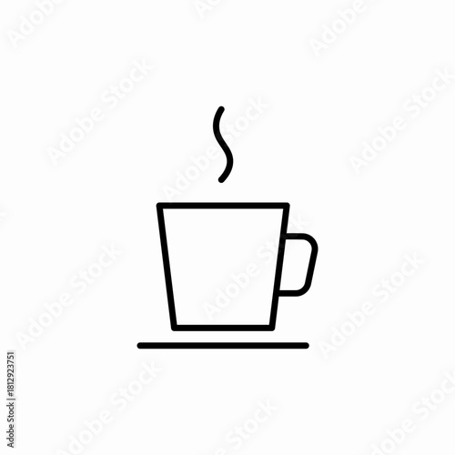 coffee cup icon sign vector