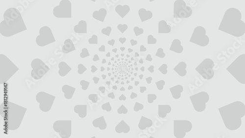 Abstract Repeating Heart Pattern Background for Love and Romance