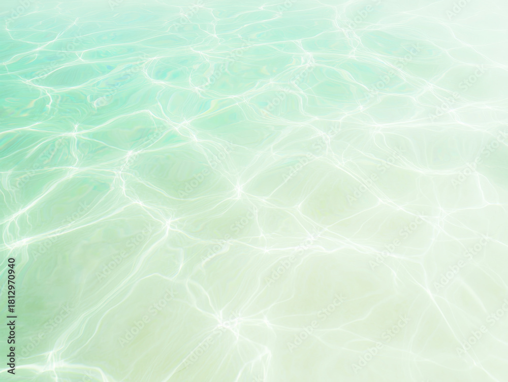 Obraz premium 水面の光が描く静かな紋様 / Serene Water Caustic Patterns