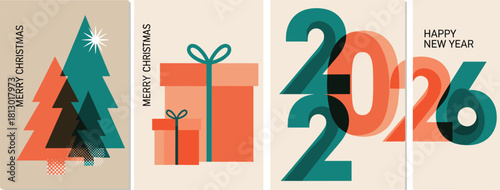 Festive Greetings A Stylish New Year's and Christmas Card Collection for Celebrations in 2026