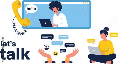Connecting Digitally Exploring Customer Support, Live Chat, and Online Communication for Responsive Virtual Engagement and Helpdesk Solutions
