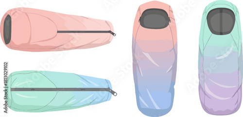 Colorful Windbreaker Jackets in Pastel Shades for Outdoor Activities