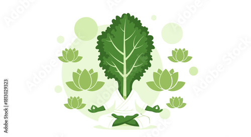 Meditative Botanical Being: Combining Nature, Spirituality, And Mindfulness Elements