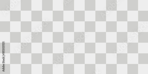 Transparent background texture for photo or graphic elements. Checkered PNG transparency effect. Checkerboard with white and grey squares. Pixel wallpaper. Art Vector