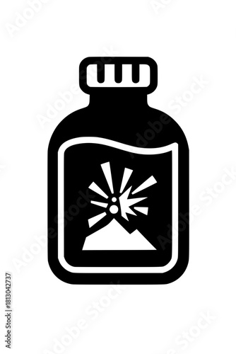 Explosive Chemical Bottle_Black