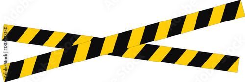 abstract background with caution tapes