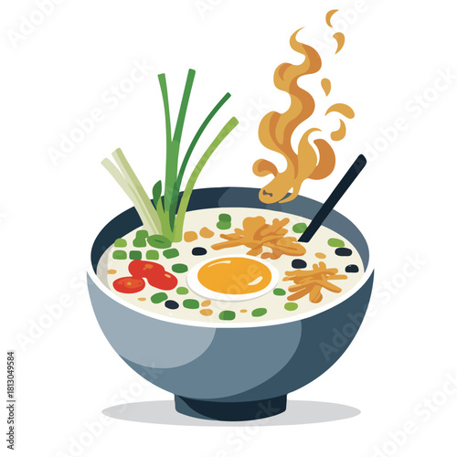 Winter Rice Porridge Bowl