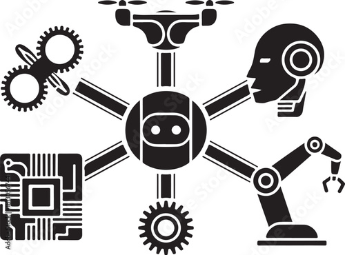 Robotics innovation futuristic tech development