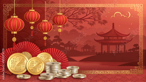 Chinese new year decoration.