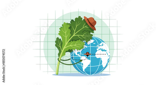 Vegetation Traveling The World Protecting The Planet From Global Issues In A Unique Design