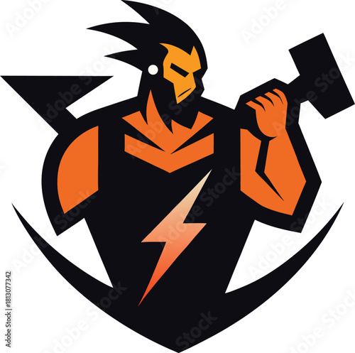 man holding a fire extinguisher