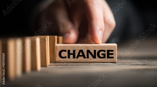 Change management strategy business transformation concept