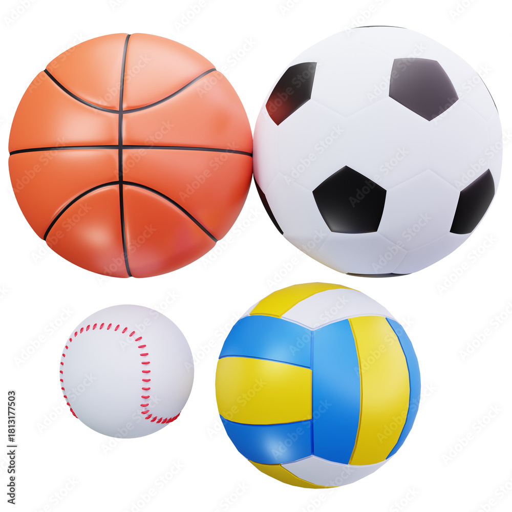 Fototapeta premium Mixed Sports Balls