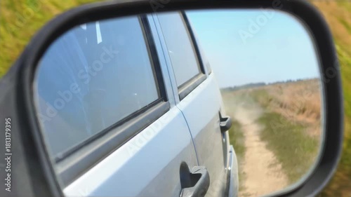 Exploring dusty farm roads during a summer afternoon adventure in the countryside