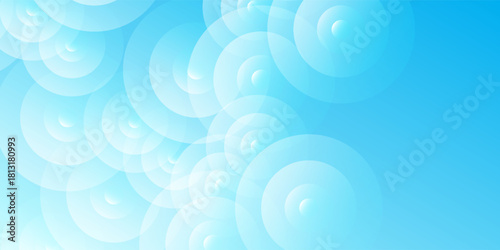 pastel colorful, Light Blue gradations. Circle effect style creative art nice modern simple