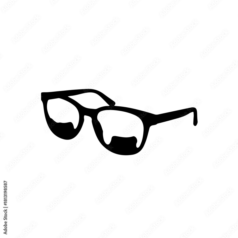 Fototapeta premium sunglasses isolated on white background
