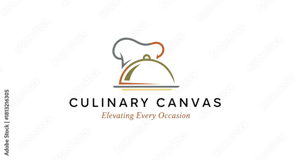 Obraz premium Food Catering Logo – Culinary Service, Catering Business Branding, Chef & Restaurant Emblem