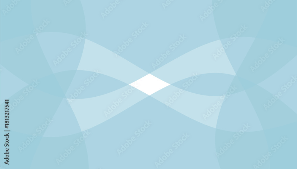 Fototapeta premium Abstract futuristic background with smooth blue lines, digital wave pattern, and soft light gradient illustration