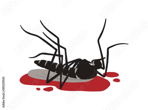 Mosquito Die or Dead Insect