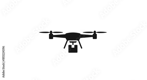 Drone icon with transparent background