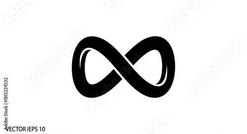 Infinity symbol with transparent background