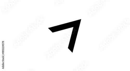 Number one with transparent background