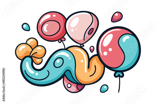 funky crayon doodle geometric shapes pattern icons