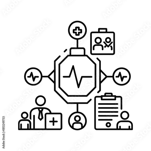 Inflatable paddle board isolated on for water adventure