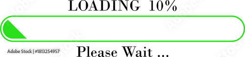 Loading Bar Please Wait Progress Icon. loading bar progress Download progress status. Vector illustration.Collection loading status bar in different design. Web design elements for app.