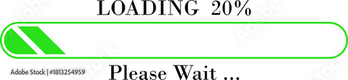 Loading Bar Please Wait Progress Icon. loading bar progress Download progress status. Vector illustration.Collection loading status bar in different design. Web design elements for app.