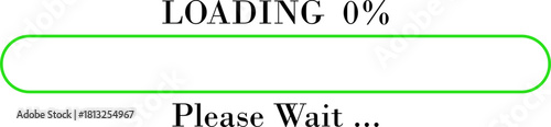 Loading Bar Please Wait Progress Icon. loading bar progress Download progress status. Vector illustration.Collection loading status bar in different design. Web design elements for app.