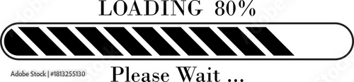 Loading Bar Please Wait Progress Icon. loading bar progress Download progress status. Vector illustration.Collection loading status bar in different design. Web design elements for app.