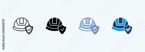 Hard Hat multiple style icon collection