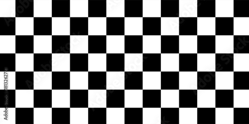Floor in perspective with checkerboard texture. Empty chess board. Vector illustration.