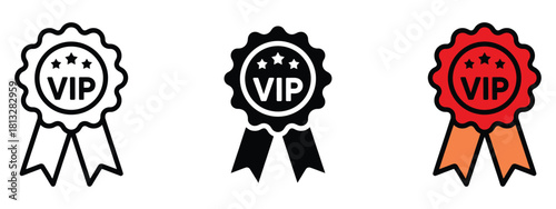VIP icon vector. premium services, events, loyalty programs symbol. vector illustration.