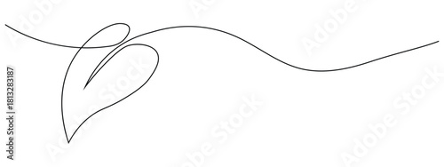 Continuous one line art of growing sprout icon vector. Plant leaves, seed grow, soil seedling, eco natural farm symbol. vector illustration.