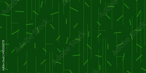 Design green sporty background template vector with shiny lines and lights. Green background with strong pattern design elegant
