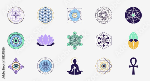 Collection of Sacred Geometry Symbols