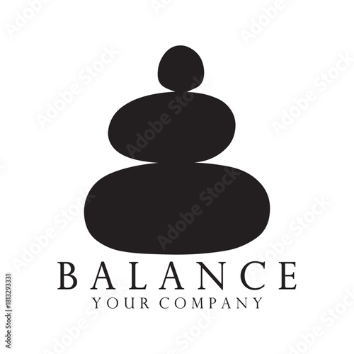 Low-Profile Zen Stone Structure Highlighting Symmetry And Refined Calm Minimal Expression