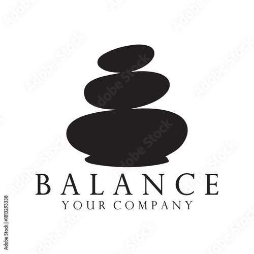 Imperfect Zen Stone Structure Designed With Tilted Forms For Soft Organic Harmony