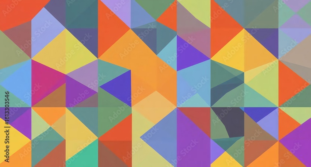 Obraz premium Colorful Geometric Pattern Background